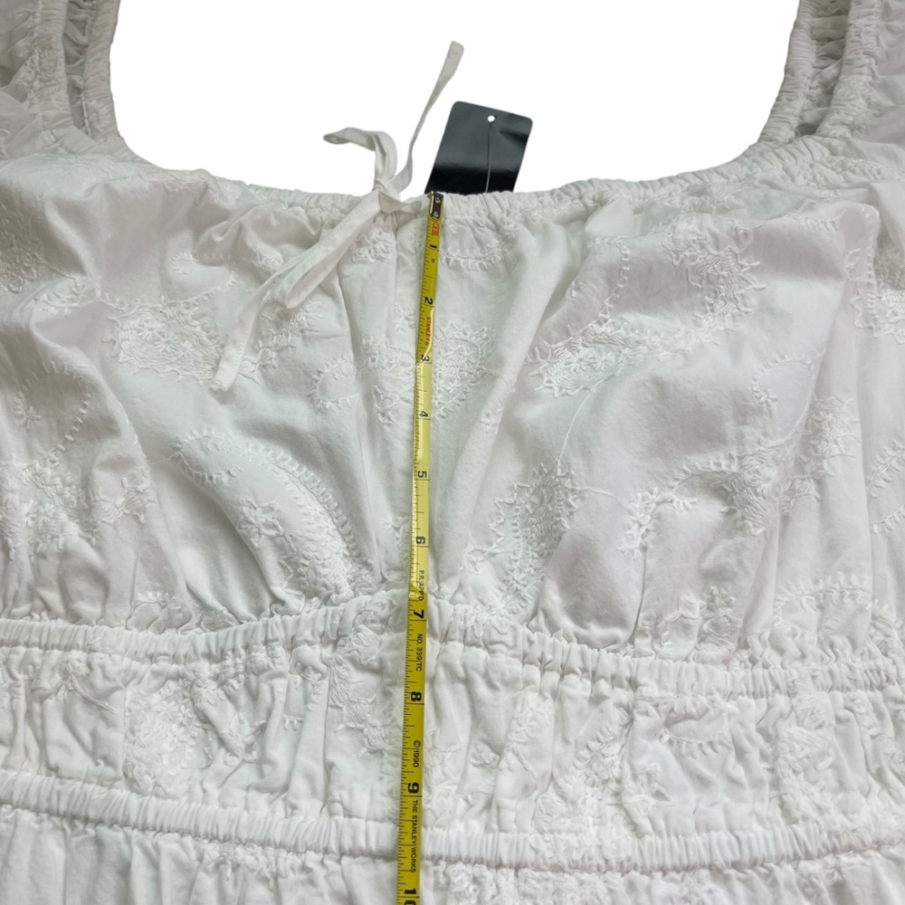 Torrid NWT 4X Elegant Midi Embroidered Voile White Dress Casual Wedding - Picture 13 of 16